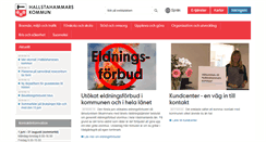Desktop Screenshot of hallstahammar.se